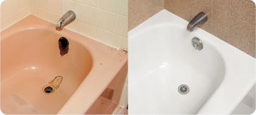 outdated rusted bathtub image