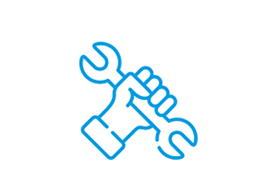 Insured & trained technicians icon