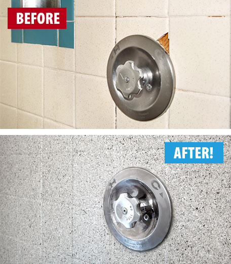 Miracle Method Before & After Tile & Grout